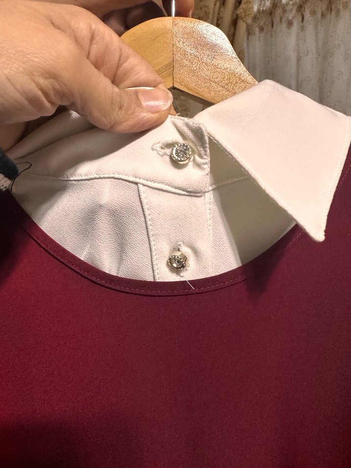 Bordo Uzun Kollu Midi Tunik 2 parça 38.42 uyumlu - Görsel 4