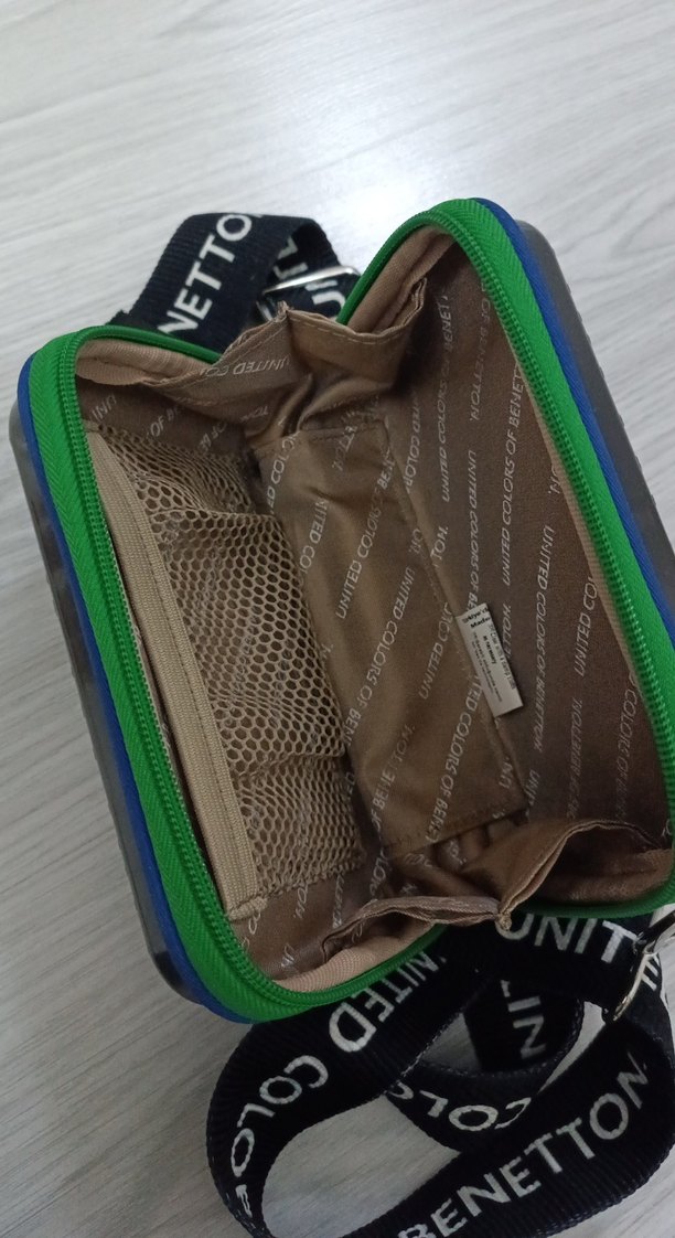 Benetton Çok Renkli Baskılı Çapraz Çanta - Görsel 3