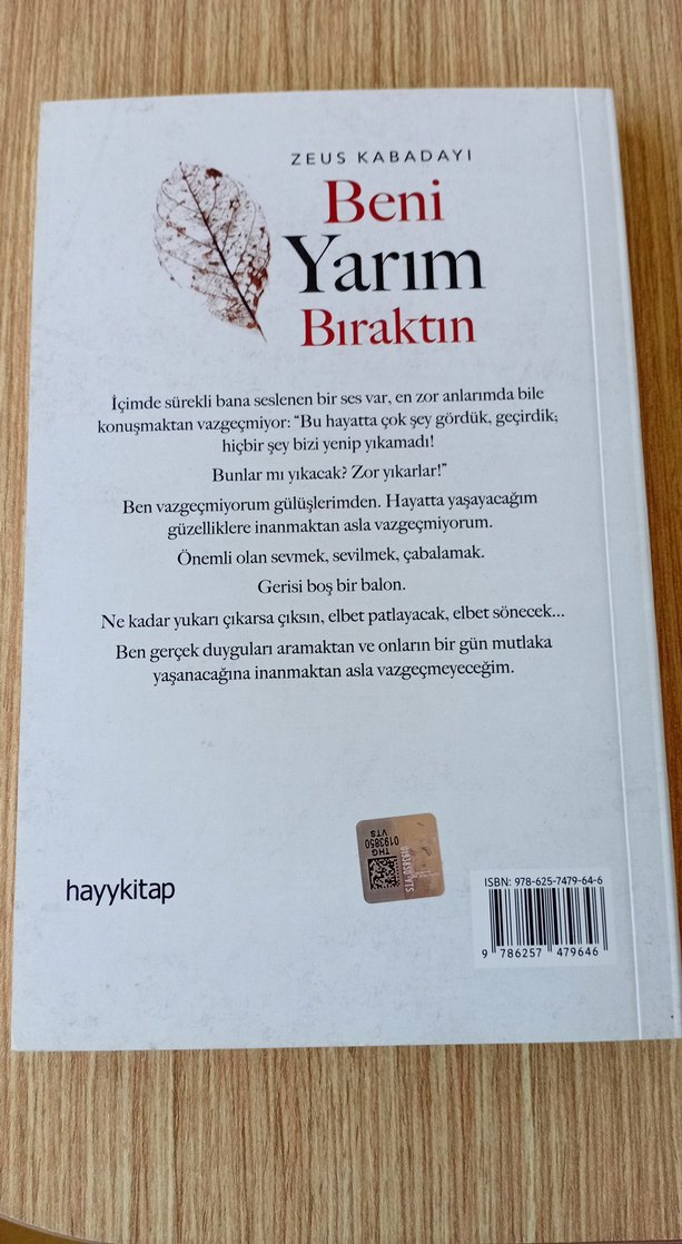 Beni Yarım Bıraktın - Zeus Kabadayı - Görsel 2