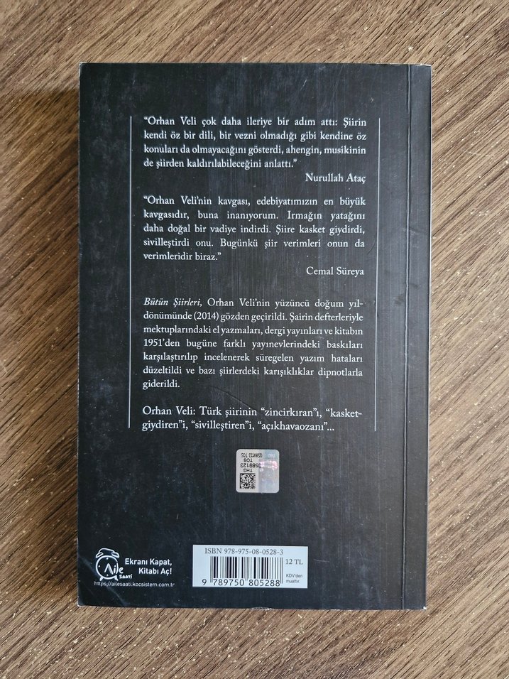 Orhan Veli - Bütün Şiirleri Kitabı - Görsel 2