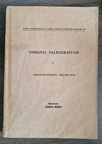Osmanli Paleografyasi İi Kroniklerden Secmeler