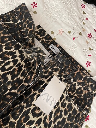 Zara Leopar desen pantalon