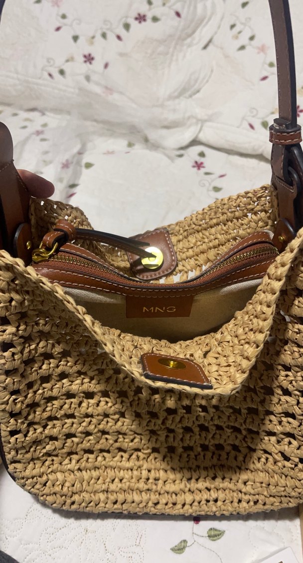 Mango hasır çanta - Görsel 3