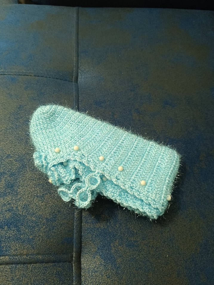 Nakışlı Turkuaz  Patik - Görsel 4