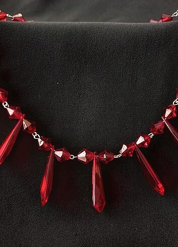  Beden bordo Renk Man Blood Kolye