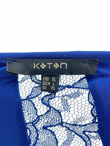 xl Beden mavi Renk Koton Kısa Elbise %70 İndirimli.