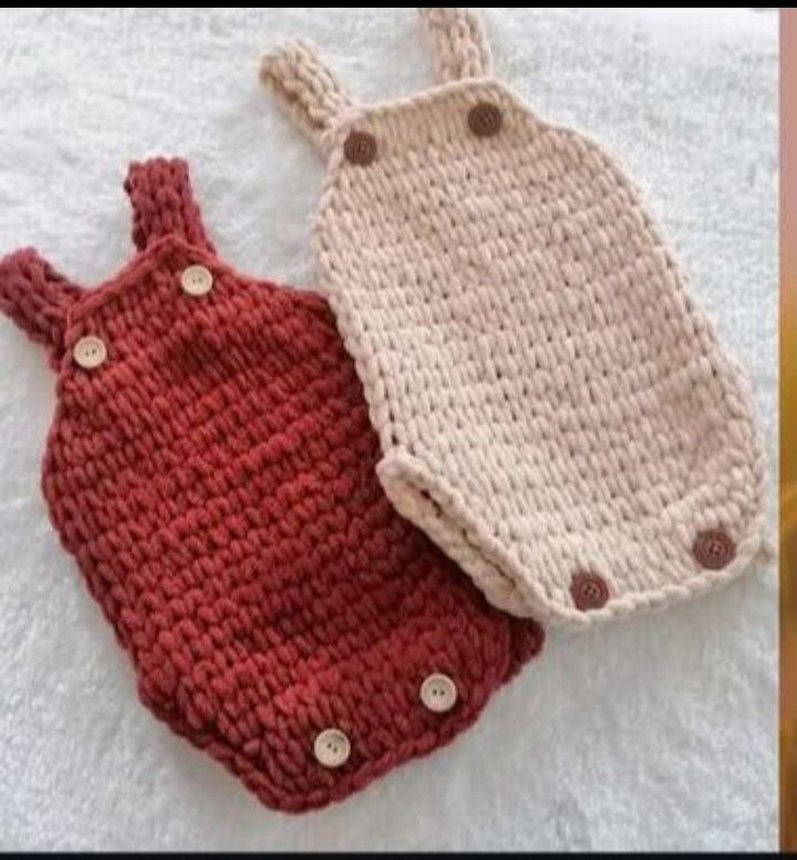 Pembe Örgü Bebek Kız Takımı - Görsel 4