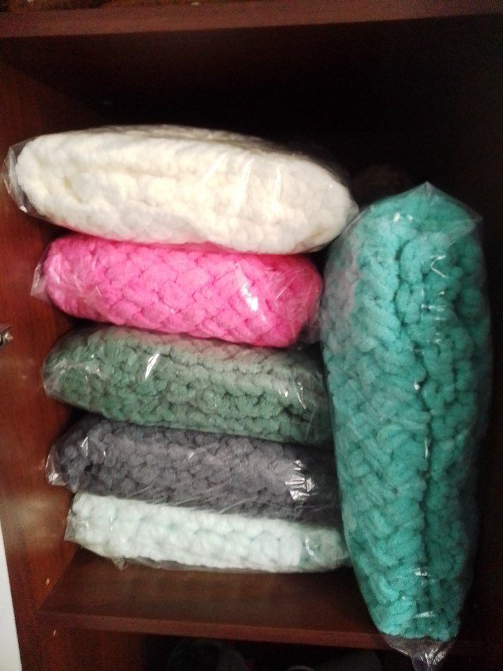 Bordo Nakışlı Renkli Battaniye - Görsel 4