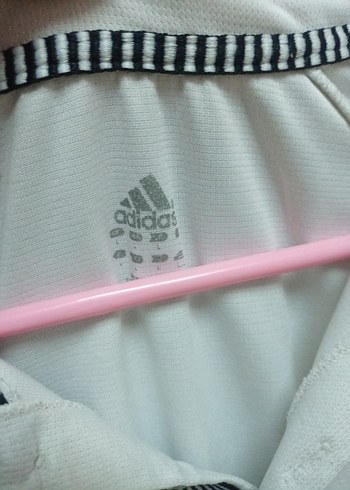 s Beden Adidas Beyaz Kısa Kollu Polo Tişört
