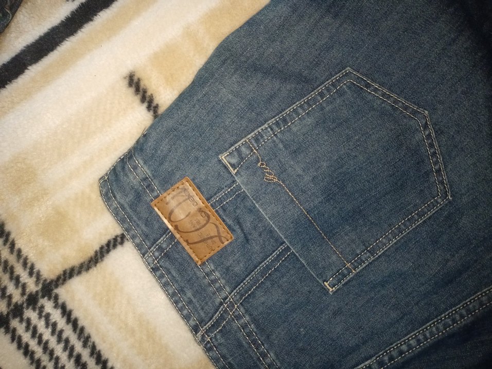 mavi düşük bel pantolon - Görsel 4