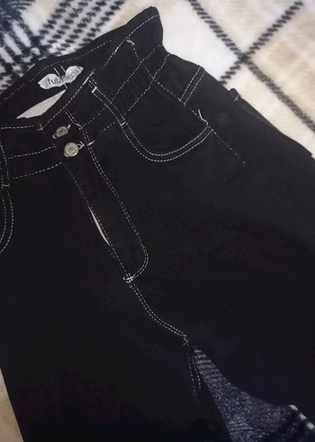 Siyah baggy pantolon - Görsel 3