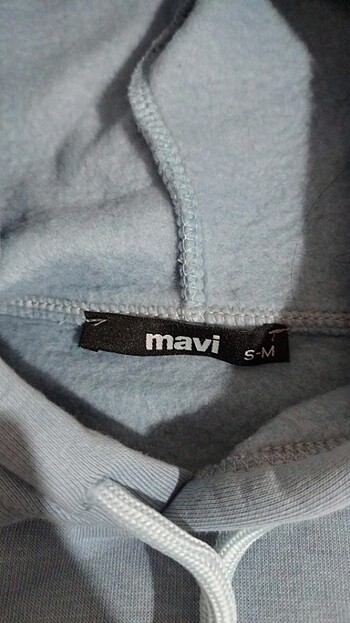 m Beden mavi Renk Kapşonlu sweatshirt