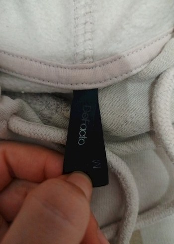 Defacto - Bej Kapüşonlu Baskılı Kadın Sweatshirt - Görsel 3