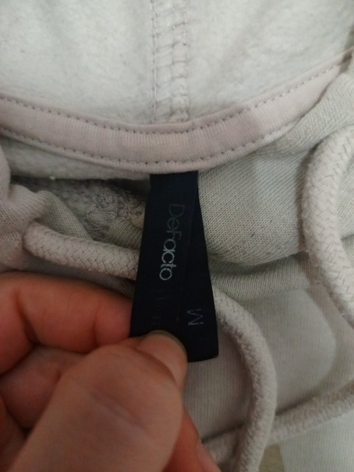 Defacto - Bej Kapüşonlu Baskılı Kadın Sweatshirt - Görsel 3