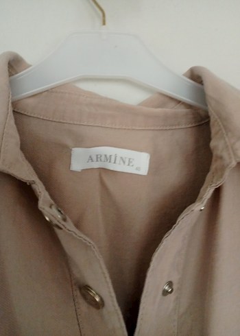 Armine - Bej Uzun Keten Kadın Dışlık - Görsel 3