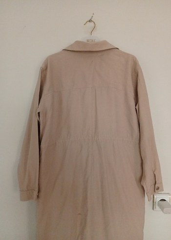 Armine - Bej Uzun Keten Kadın Dışlık - Görsel 5