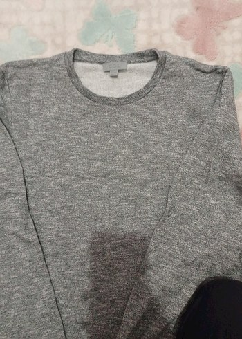 COS - Gri Erkek Sweatshirt - Görsel 2