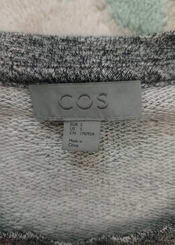 COS - Gri Erkek Sweatshirt - Görsel 4