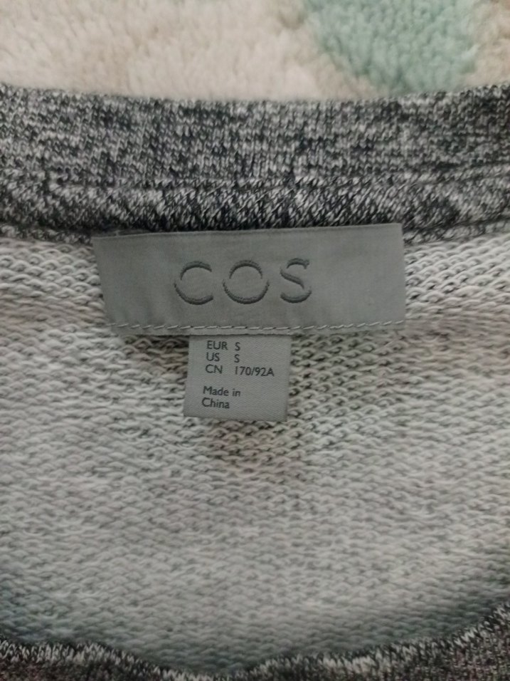 COS - Gri Erkek Sweatshirt - Görsel 4