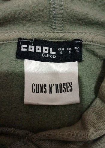 Defacto - Kapüşonlu Guns N' Roses Baskılı Oversize Sweatshirt - Görsel 4