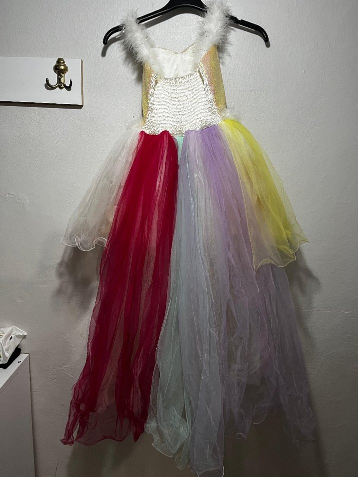 Kız Çocuk Unicornlu Kostüm Abiye - Görsel 2