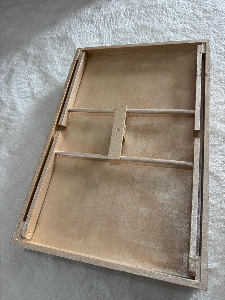 Etnik Desenli krem Şımarık tepsi kahvaltı - Görsel 3