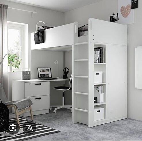 Ikea dolaplı ranza