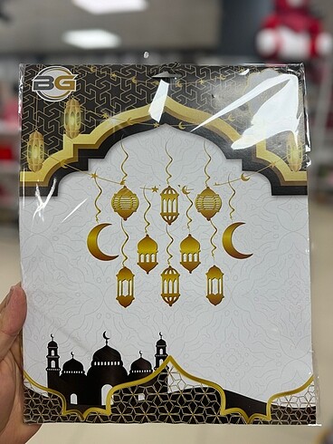 10 lu Ramazan sarkıt süs