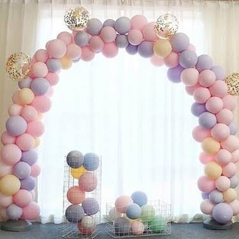 Zincir balon aparatı ve balonlar