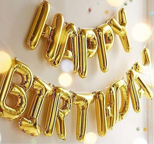 Happy birthday balon folyo