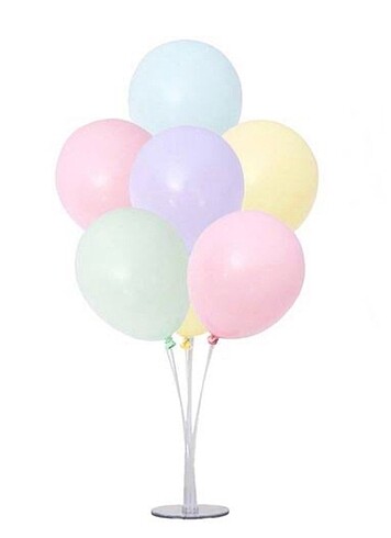 7 cubuklu balon standi BALONLAR DAHİL
