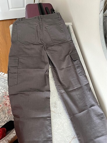 36 Beden gri Renk Kargo pantolon