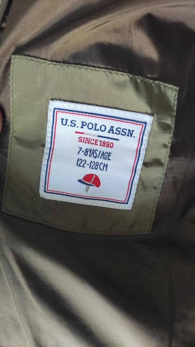 US Polo 7 yaş erkek çocuk kaban - Görsel 5