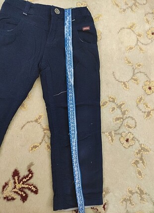 24-36 Ay Beden lacivert Renk Panço erkek kışlık kadife pantolon