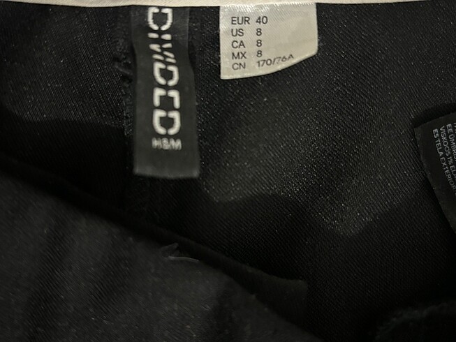 H&M Hm siyah pantolon
