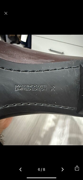 36 Beden kahverengi Renk Massimo dutti çizme