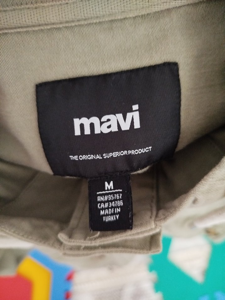 Yeşil Düğmeli Oversize Kesim Kadın Midi Ceket - Görsel 3