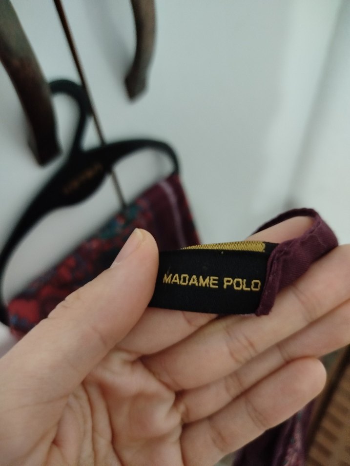 Madame Polo etnik desenli 2 li şal - Görsel 3