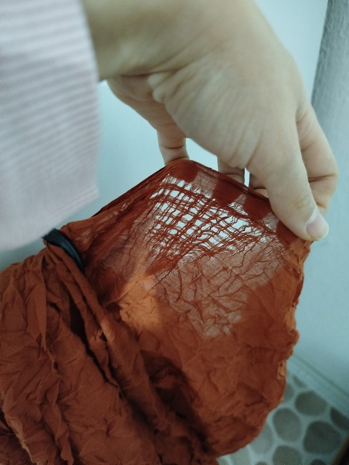 FreshScarf 2 li şal taba ve yağ yeşili - Görsel 4