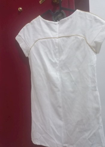 krem kısa elbise - Görsel 2