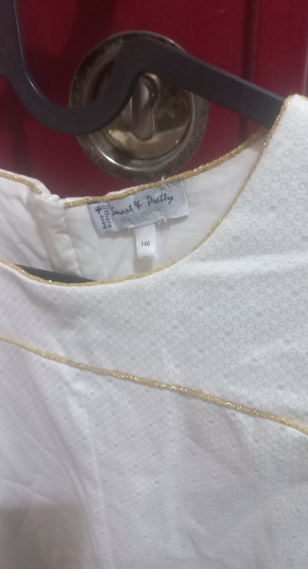 krem kısa elbise - Görsel 4