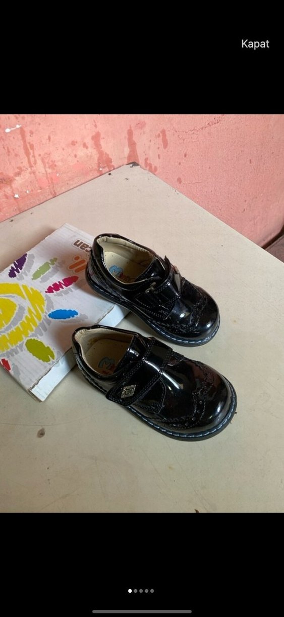Siyah Kızaklı Erkek Çocuk Özel Gün Ayakkabısı 22 23 numara - Görsel 2