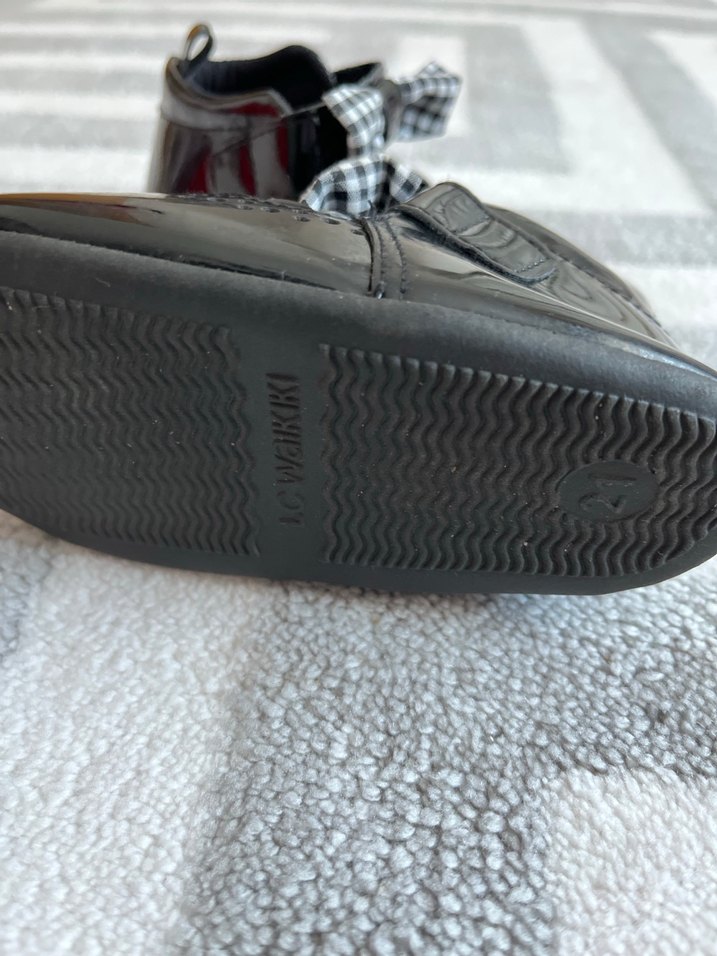 Fiyonklu Siyah Kız Çocuk Babet Ayakkabı - Görsel 5