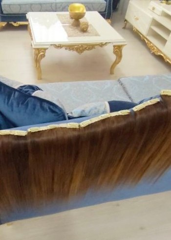 5 parça 3 yan iki uzun çıtçıt saç