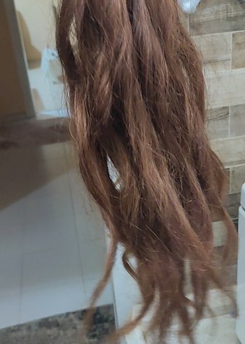 Accessorize at kuyruğu gerçek sac