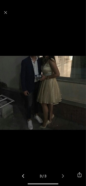 m Beden Prenses gece elbisesi