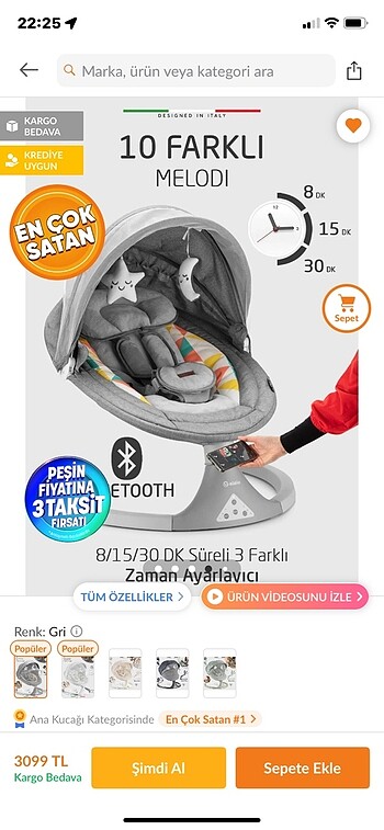 Beden gri Renk Anakucagı