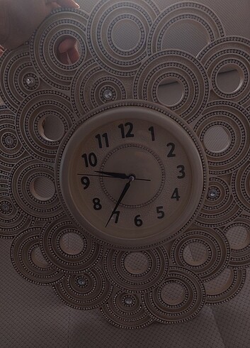 Dantel model duvar saati - Görsel 6