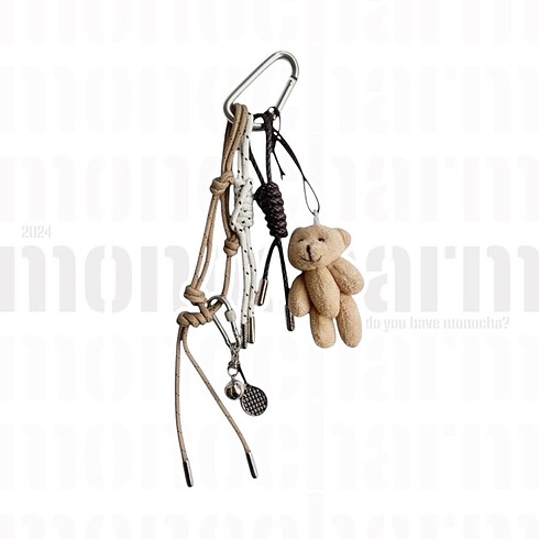 Teddy Bear Charm Set | Çanta Aksesuarı