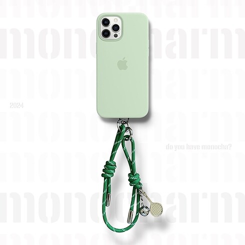 Yeşil Telefon Charm | Aksesuar